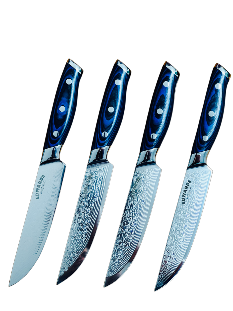 Damascus Steak Knives